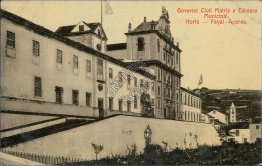 Governo Civil Matriz e Camara Municipal, Horta, Azores - Early 1900's Postcard