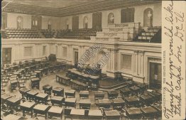 Senate Chamber, Washington, DC Pre-1907 TUCK Postcard