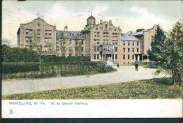 Mt. De Chantal Academy, Wheeling, WV West Virginia 1908 TUCK Postcard