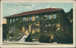 YMCA Building, Pensacola, FL Florida - Early 1900's Postcard