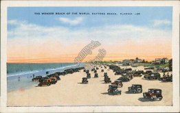 Wonder Beach of the World, Daytona Beach, FL Florida - Early 1900's Postcard