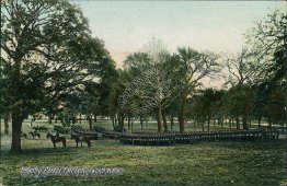Infantry Parade, Fort Leavenworth, KS Kansas - 1909 Postcard