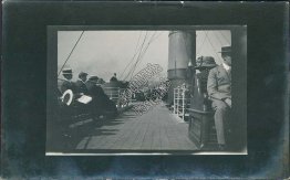 Passenger Ferry Boat Ship, Birkenhead, England - Early 1900's RP Photo Postcard
