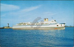 Auto Passenger Ferry Princess Anne, Little Creek, Kiptopeke Beach, VA Postcard