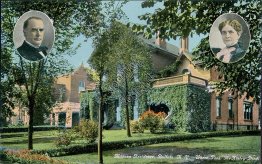 Milburn Residence, Where President McKinley Died, Buffalo, NY - Early Postcard