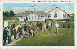 Linwood Golf Club, Atlantic City, NJ New Jersey - 1929 Postcard
