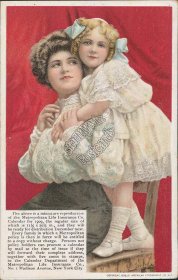 1909 Metropolitan Life Insurance Calendar, New York City NY Advertising Postcard