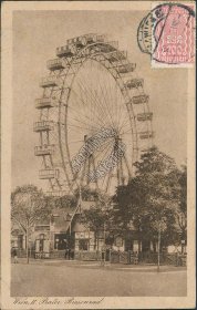 Giant Ferris Wheel, Vienna, Austria 1923 Postcard