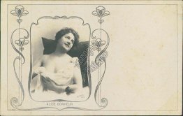 French Actress Alice Bonheur - Reutlinger Paris - Early 1900's Postcard