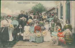 Hat Weavers, Tejedoras de Sombreros, Caracas, Venezula - Early 1900's Postcard