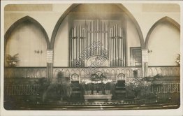 Church Interior - Early 1900's Real Photo RP Postcard
