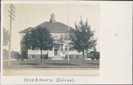 School, Woodmere, Long Island LI, NY New York Pre-1907 RP Photo Postcard
