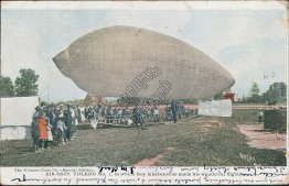 Air Ship, Roy Knabenshue Flight, Toledo, OH Ohio 1906 Airship Postcard