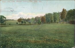 Golf Links, Shawnee Country Club, Lima, OH Ohio 1908 Postcard