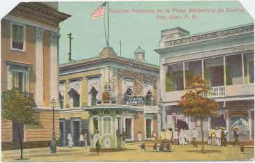 Plaza Baldorioty de Castro, San Juan, PR Puerto Rico - Early 1900's Postcard