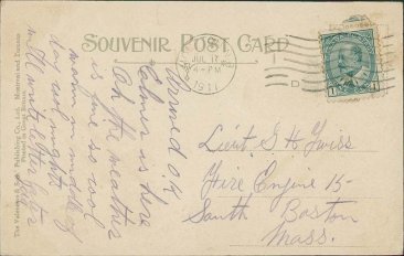 Rockwood Falls, St. John, NB, Canada - Early 1900's Postcard