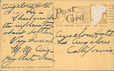 President Taft Leaving Key Route Inn, Oakland, CA California 1912 Postcard