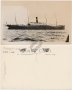 SS Derbyshire, Bibby / Dominion Line Steamer - Early Real Photo RP Postcard