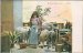 Maltese Milk Vendor, Goats, Malta - Early 1900's Postcard